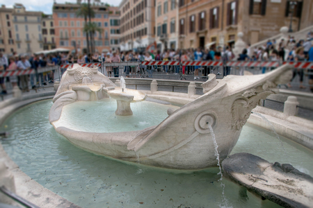 Piazza di Spagna in Rome, Italyのeditorial素材