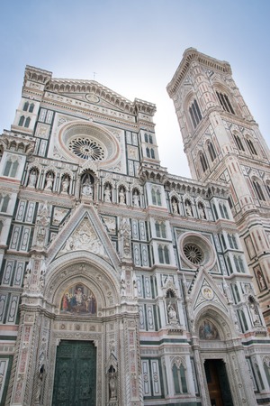 Cathedral of Santa Maria del Fiore in Florence Tuscany Italyのeditorial素材
