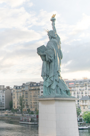 Statue of Liberty in Paris, Franceのeditorial素材