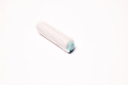 Tampon, Close Up on white backgroundの写真素材