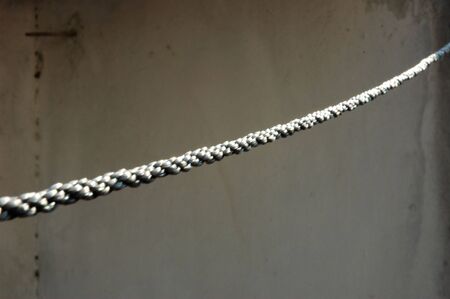Close Up of a rope hangingの写真素材