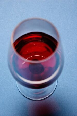 Wine glass containing Red Wineの写真素材