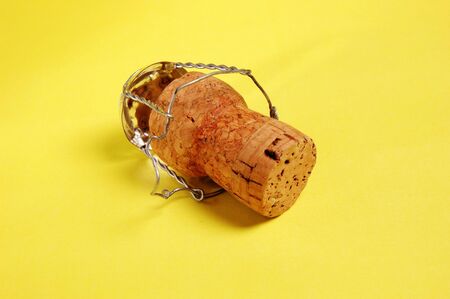 Cork Bottle Stopper, Close Upの写真素材