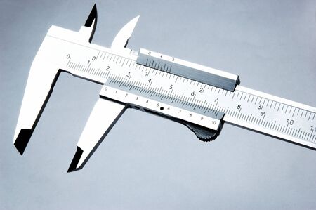 Close up of fernier caliper
