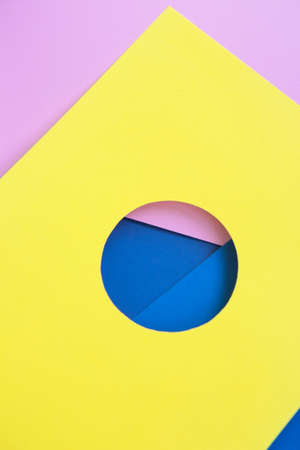Abstract bright background. Geometric colorful paper backgroundの写真素材