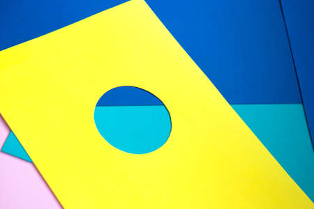 Abstract bright background. Geometric colorful paper background