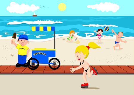 Summer Timeのイラスト素材