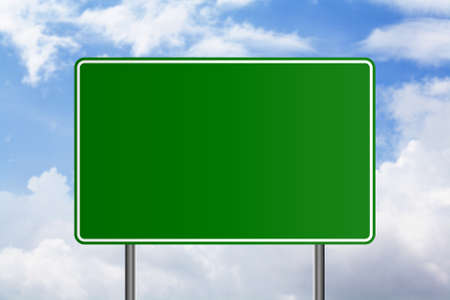 Blank Signboardの写真素材