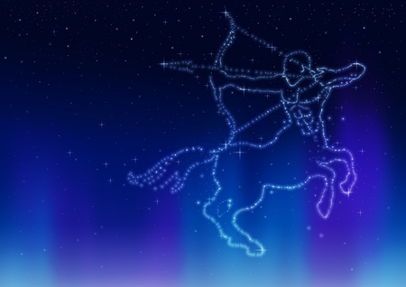 sign of Sagittarius formed from stars