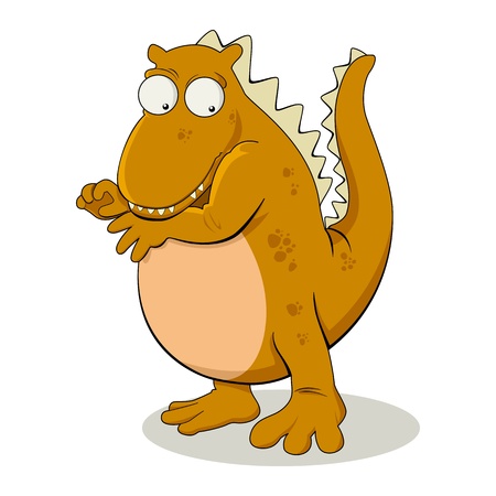 a dinosaur のイラスト素材
