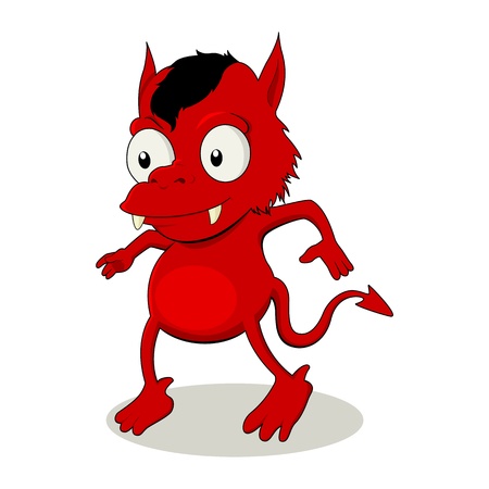 a little red devil のイラスト素材