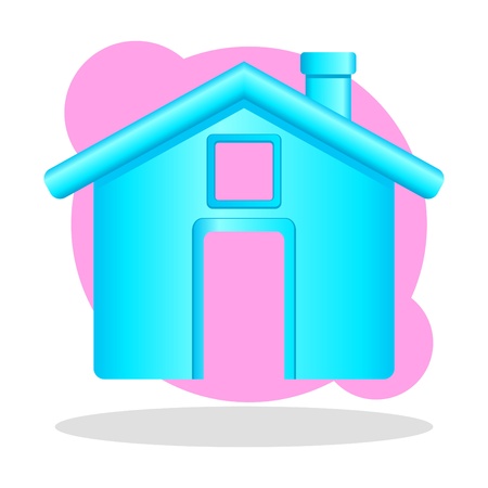 Vector illustration of an iconic house のイラスト素材