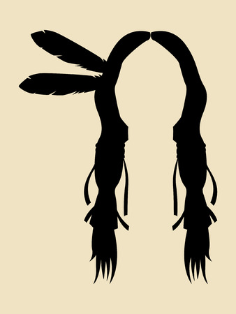 Face Symbol of North American Indianのイラスト素材
