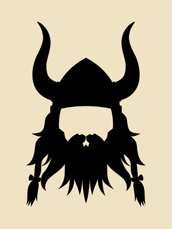 Face symbol of an ancient vikingのイラスト素材