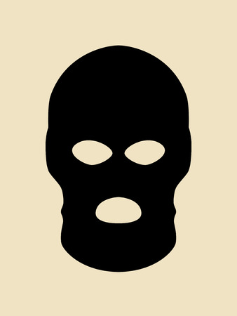 Symbol of a bandit or terrorist maskのイラスト素材