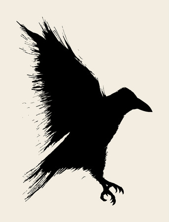 Illustration of a crowのイラスト素材
