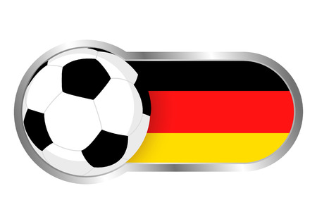 Modern icon for soccer team with Germany insigniaのイラスト素材