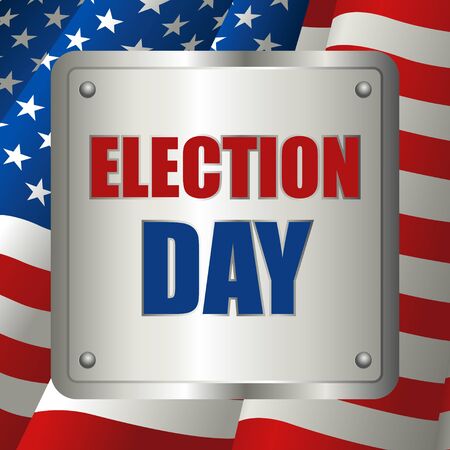 United States of America election day symbolのイラスト素材