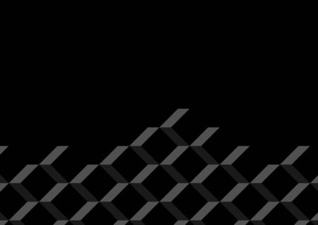 Abstract boxes background, modern, technology,  luxury vector illustrationのイラスト素材