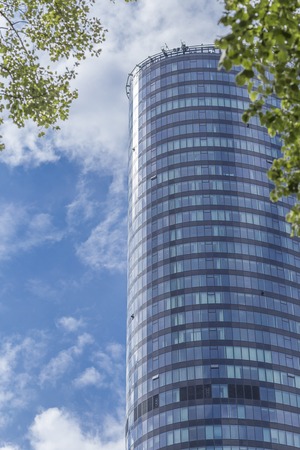 Wroclaw Poland - 17 June 2017: Sky tower the largest building Wroclaw