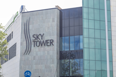 Wroclaw Poland - 17 June 2017: Sky tower the largest building Wroclawのeditorial素材