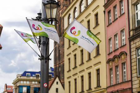 Wroclaw Poland - 17 June 2017: Started the world games in Wroclaw Polandのeditorial素材