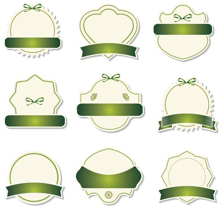 set of design elementのイラスト素材