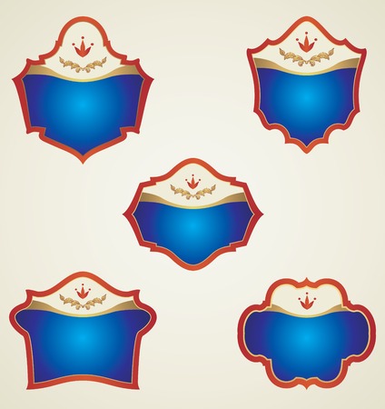 set of design elementsのイラスト素材