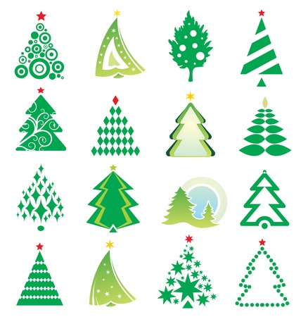 set of New Year firsのイラスト素材