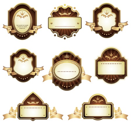set of design elements のイラスト素材