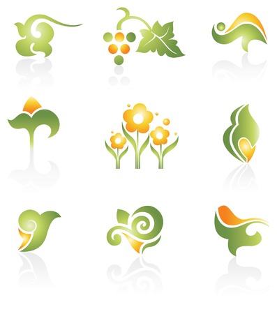 set of design elements のイラスト素材
