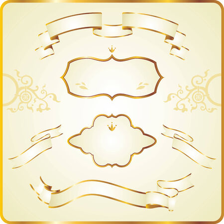 set of design elements のイラスト素材