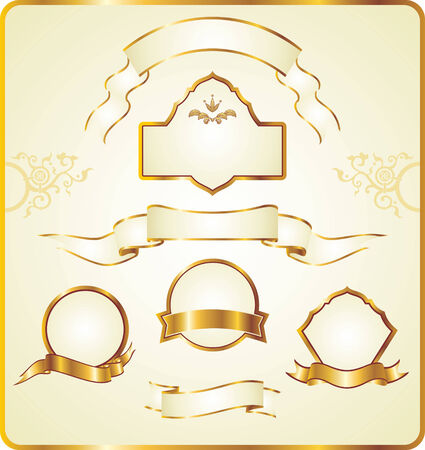 set of design elements のイラスト素材