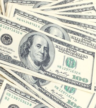 banknote backgroundの写真素材