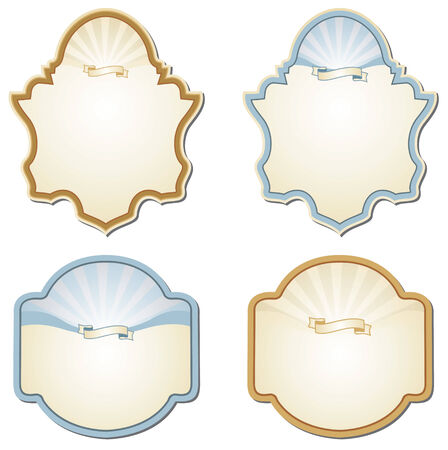 set of design elements のイラスト素材