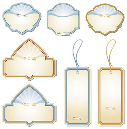 set of design elements のイラスト素材