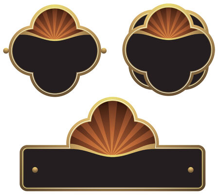 set of design elements のイラスト素材