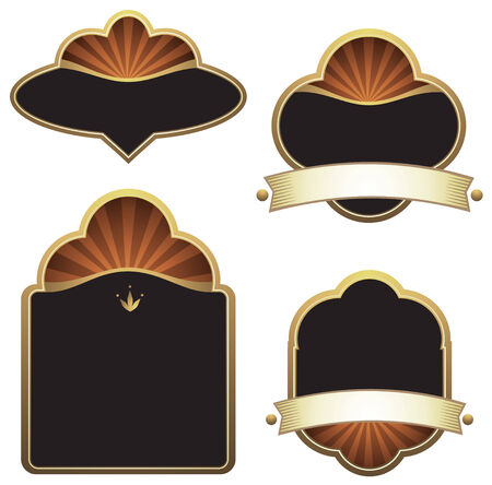 set of design elements のイラスト素材