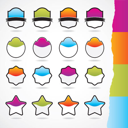 set of design elements のイラスト素材