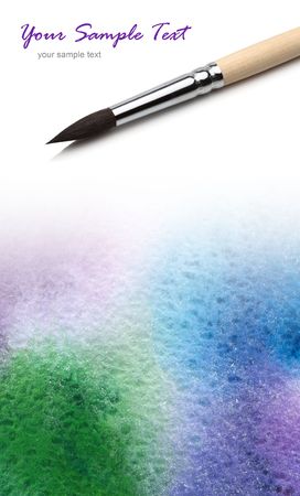 paper watercolor painted backgroundの写真素材