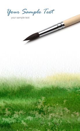 paper watercolor painted backgroundの写真素材