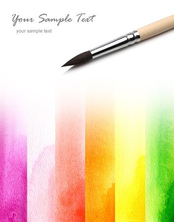 paper watercolor painted backgroundの写真素材