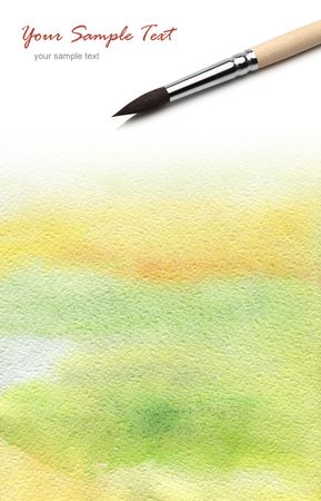 paper watercolor painted backgroundの写真素材