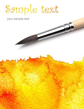 paper watercolor painted backgroundの写真素材