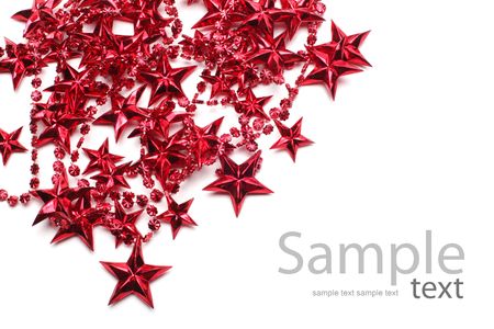 background with red starsの写真素材