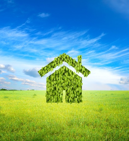 leaf home landscapeの写真素材
