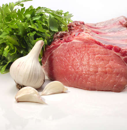 raw meatの写真素材