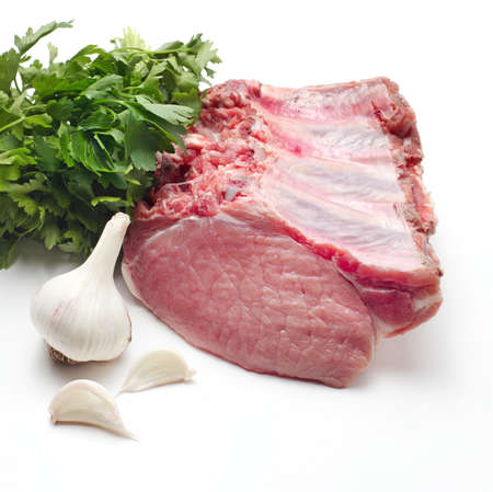 raw meatの写真素材