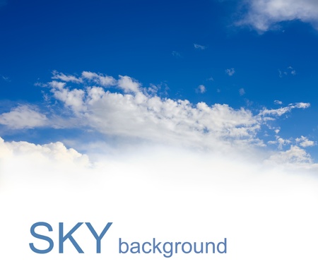blue sky backgroundの写真素材