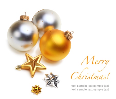 christmas ballsの写真素材